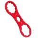 Suspension Fork Cap Wrench 8T / 12T, Red