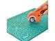 Double-sided self-healing cutting mat A4 for modeling, green