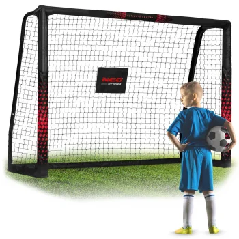 Neo-Sport NS-463 Football Goal 180 x 120 x 60 cm, Black/Red