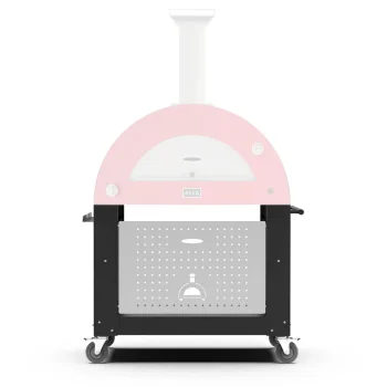 Alfa Forni Pizza Oven Base Moderno 3 Pizze / Classico 4 Pizze, Black / Silver