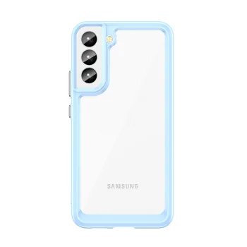 Outer Space Case for Samsung Galaxy S22+ (S22 Plus) with Gel Frame, Blue