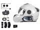 Motociklu Bluetooth interkoms ar kameru Q29 grupas saziņai