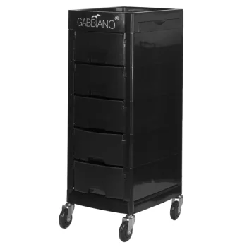 Gabbiano FT65-A Hairdressing Trolley, Black