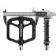 Rockbros 2018-12A Nylon Bicycle Pedals, Black
