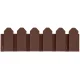 Plonos Garden Edging 2.4 m, Brown