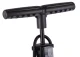Universal foot pump with pressure gauge for car and bicycle tires