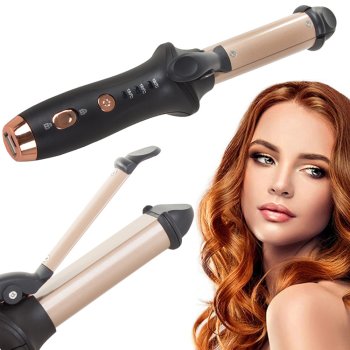 Hair curler straightener with USB powerbank