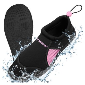 Trizand Water Shoes, Black/Pink, Size 36