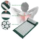 Acupressure Massage Mat + pillow (65x 40cm, Black)