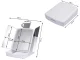 LED Lighted Makeup Mirror with 5x Magnification, White