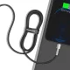 USB to Lightning Cable Baseus Cafule CALJK-A01 2.4A 1m Black
