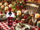 Christmas Plaid Bottle Cover, 16x12 cm