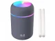 Mini USB Air Humidifier and Aroma Diffuser with RGB Light, Grey