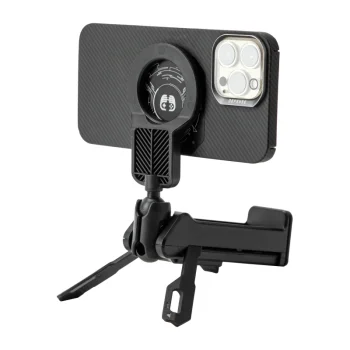 Goocong MagSafe S3M Smartphone Holder with Clip and Desk Stand, Black