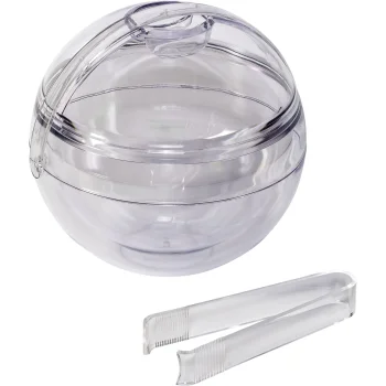 Guzzini HAPPY HOUR STELLA Ice Bucket with Tongs 1.9L, Clear