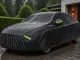 Waterproof Car Cover XL with Mirror Pockets All Weather, black