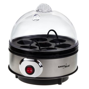 Greenblue GB572 Automatic Egg Boiler, 400W, 7 Eggs, Silver