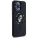 Apple iPhone 15 Pro Max 6.7\'\' Karl Lagerfeld Karl&Choupette Glitter MagSafe Cover Case, Black