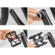 Rockbros K3462F-BK Detachable Quick Release Bicycle Pedals, Black