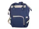 Multifunctional Diaper Backpack / Stroller Bag for Moms, 11 Pockets, Navy Blue