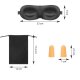 Travel Sleeping Blindfold Mask + Earplugs