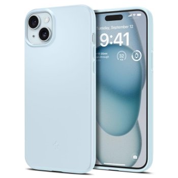 Apple iPhone 15 6.1'' Spigen Thin Fit Case Cover, Blue