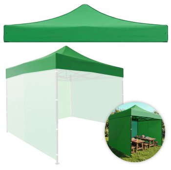Gazebo Replacement Canopy 3x3m Roof Cover 420D PVC MultiGarden, Green