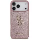 Guess Fixed Glitter Big 4G Case for iPhone 18 Pro Max / 17 Pro Max, Pink
