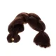 Kanekalon Synthetic Afro Braids for Hairstyles 60cm, Brown