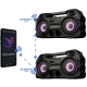 Rebeltec SoundBOX 465 Portable Bluetooth Speaker 40W with RGB Lights, black