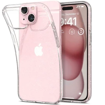Spigen Liquid Crystal iPhone 14 Plus Case Clear Glitter