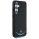 Mercedes Leather Contrasted Blue MagSafe Case for Samsung Galaxy S25, Black