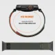 Tech-Protect Nylon Elite strap for Apple Watch 44/45/46/49 mm, green and orange