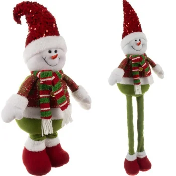 Ruhhy Telescopic Christmas Snowman, 60-95 cm