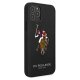 Apple iPhone 12 Pro Max 6.7\" US Polo Embroidery Collection Case Cover (USHCP12LPUGFLBK), Black