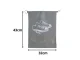 Travel Shoe and Clothes Storage Bag with Drawstring, Grey