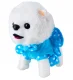 Interactive Toy Plush Dog with Leash
