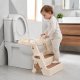 Ecotoys Kids Toilet Seat with Steps and Handles
