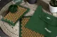 NEO Sport NS-902 Acupressure Acupuncture Massage Mat Set with Pillow, 70x44cm, Green/Gold