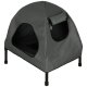 2-in-1 Pet House Bed Tent for Dogs and Cats 60x54x44 cm