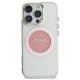 Guess iPhone 16 Pro Max Case IML Metal Colored Circle MagSafe, Pink