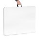 6 ft Folding Table Heavy Duty Portable Utility Table MultiGarden, white