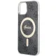 Guess iPhone 15 Case IML 4G MagSafe, Black