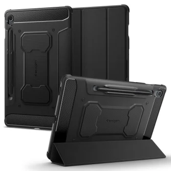 Samsung Galaxy Tab S9 FE 10.9'' (SM-X510 / X516B) Spigen Rugged Armor Book Case Cover, Black