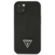 Guess Saffiano Triangle Logo Case for iPhone 13 mini, Black