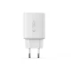 Tech-Protect NCA65W-GAN 65W 3-Port GaN Wall Charger - White