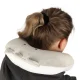 2-in-1 Travel Pillow / Soft Toy Cat, Grey