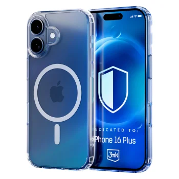 3mk MagCase for iPhone 16 Plus with MagSafe, Transparent
