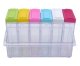 Spice Container Set with Base, 6 pcs.