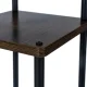 Ruhhy 5-Tier Standing Flower Stand 107 cm, Black/Wood